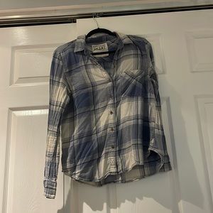 Garage Blue Flannel Size M